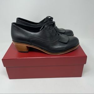 Wolverine 1000 Mile Black Leather Oxford Mary Janes “Nesbit” Size 9.5B